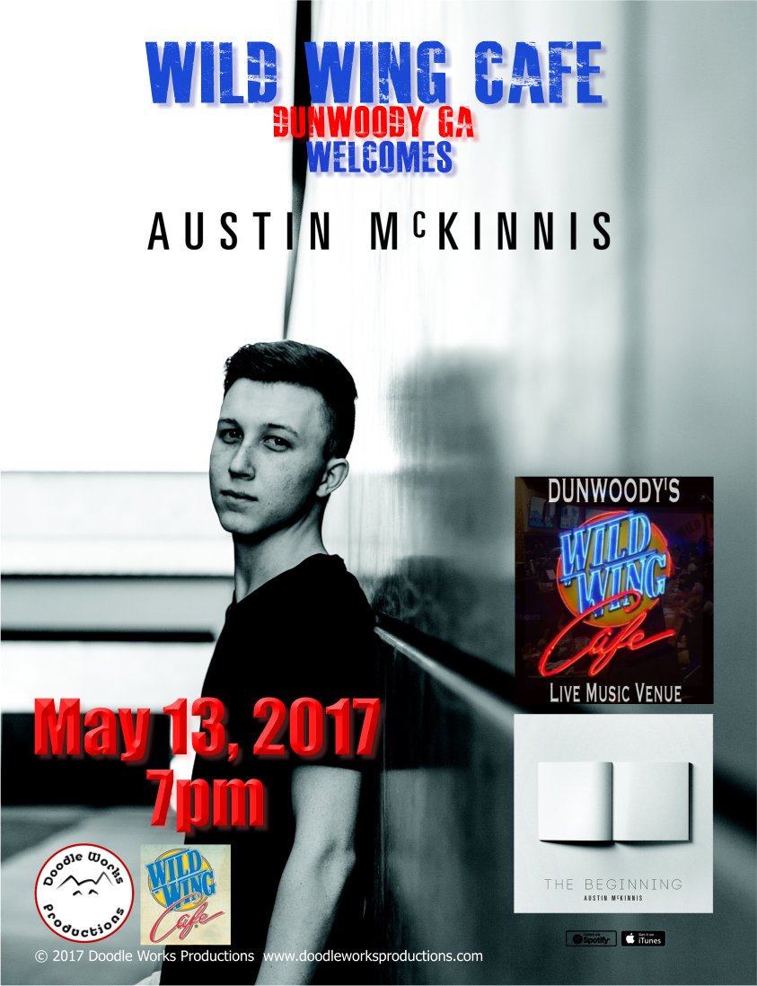 DoodleWorksPro's tweet image. Anywhere near Dunwoody GA?
Stop by Wild Wing Cafe and see @austinpmckinnis