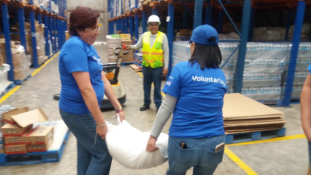 The colleagues #Citivolunteers more committed to México Food Bank @CitibanamexCS #VolunteerMexico @CitiCareers