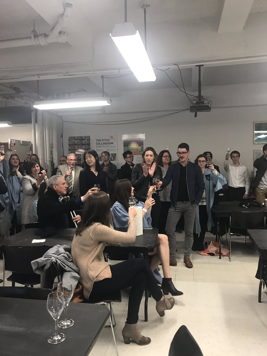 GSAPP_HP's tweet photo. Cheers to a fantastic 2 years! #Classof2017 #Graduation #HistoricPreservation #ColumbiaGSAPP https://t.co/ruzcKLZIUJ
