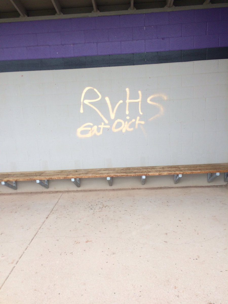 blaine_gibbs14's tweet image. Whoever did it I hope they know the first people to see it were a bunch of 13 year olds showing up for their game