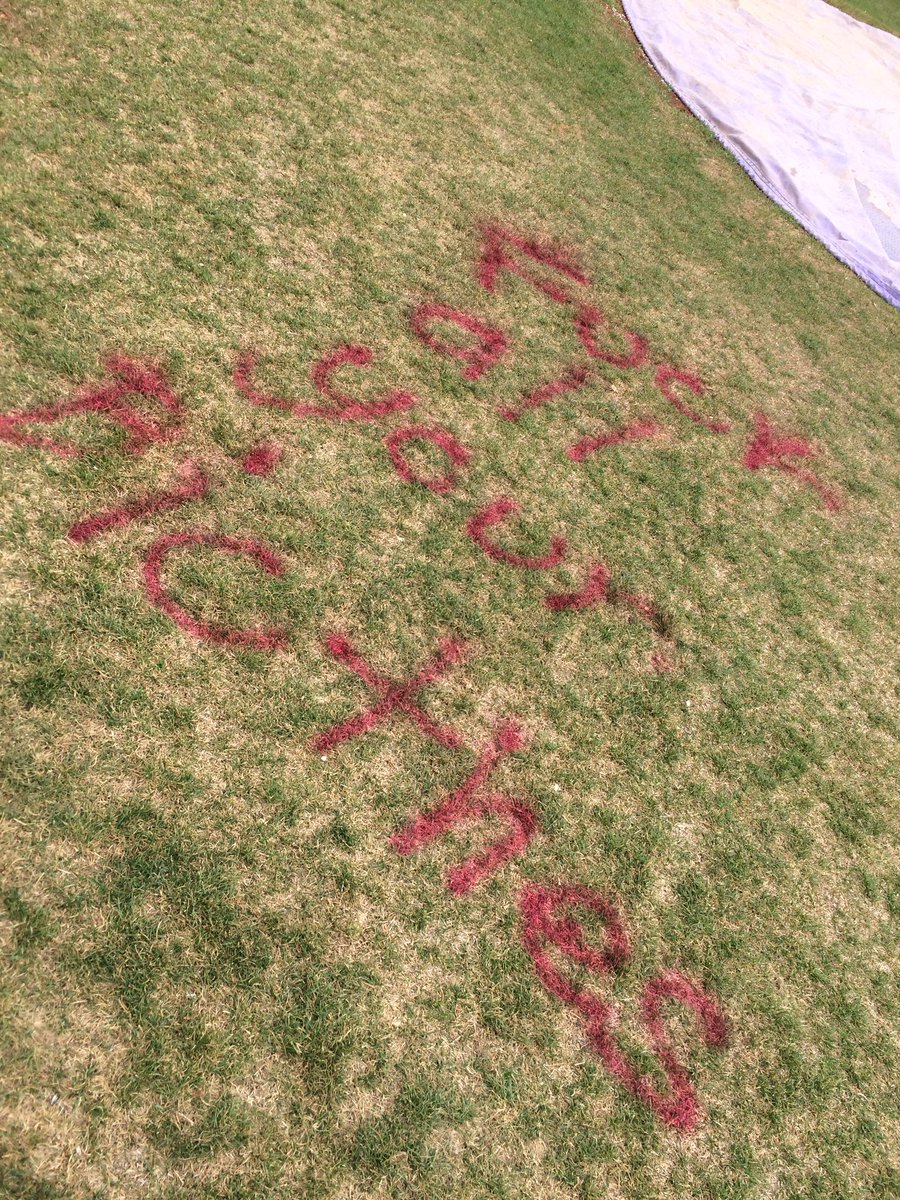 blaine_gibbs14's tweet image. Whoever did it I hope they know the first people to see it were a bunch of 13 year olds showing up for their game