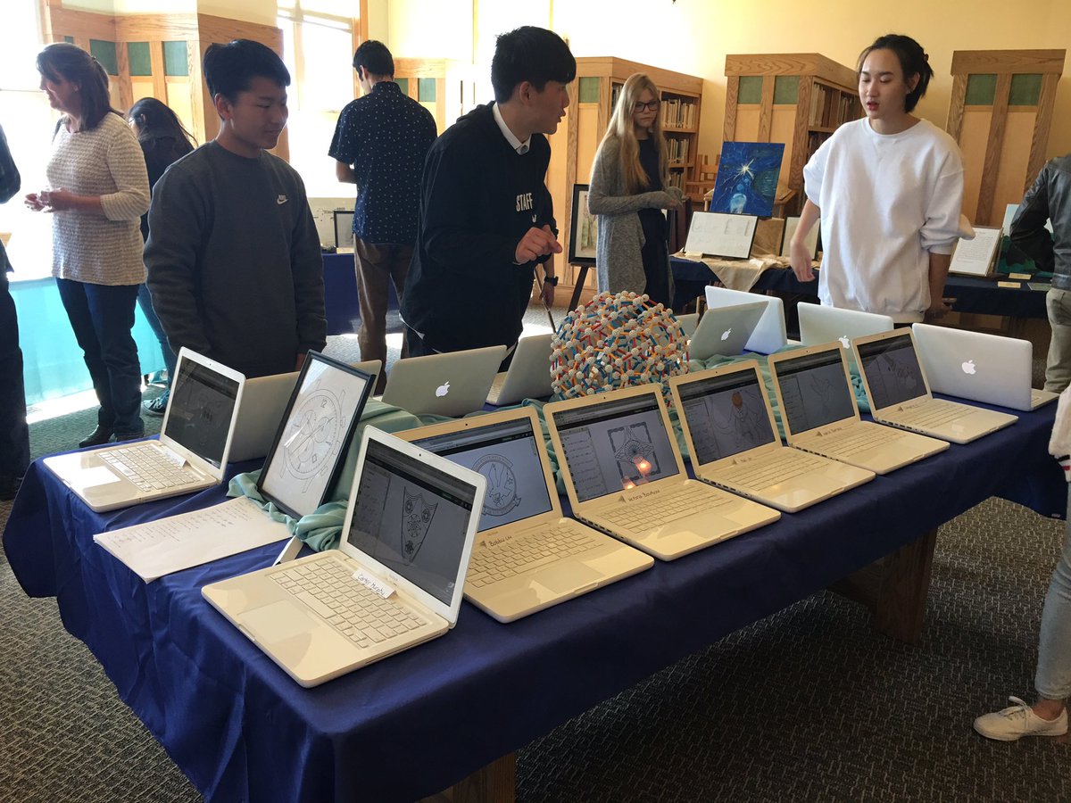 pickpocketsbme's tweet image. Art show display of @Desmos art projects!  Nice way to spend a Saturday.  #MTBoS