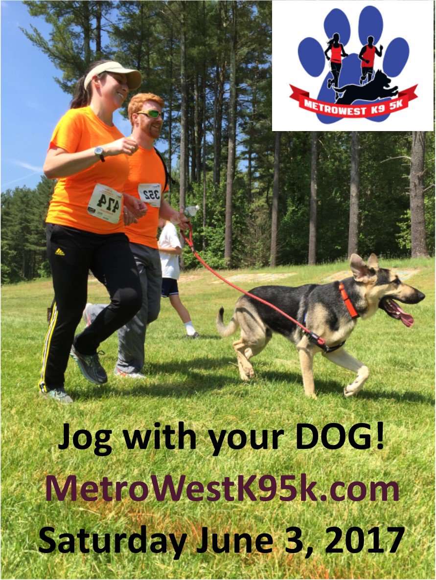 Registration is now open for <a href="/MetrowestK95K/">Metrowest K9 5K</a>! Walk or run with your #dog! 
Register online: metrowestk95k.com #5k #runchat #metrowest