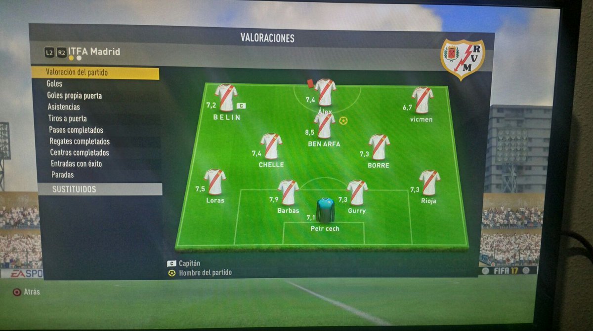 Partido muy completo para llevarnos los 3 puntos y ponernos en la cabeza de la clasificación. 💪💪