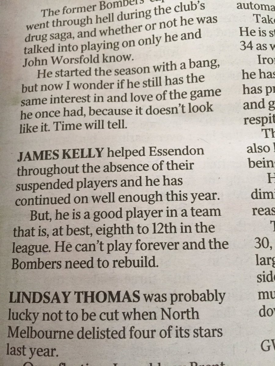 lwaldren's tweet photo. Malthouse@theheraldsun talks about players being caught by time.Really Mick?Kelly's game vGeel in top 5 on field.Who's been caught now Mick? https://t.co/PjHdrvJZ4V