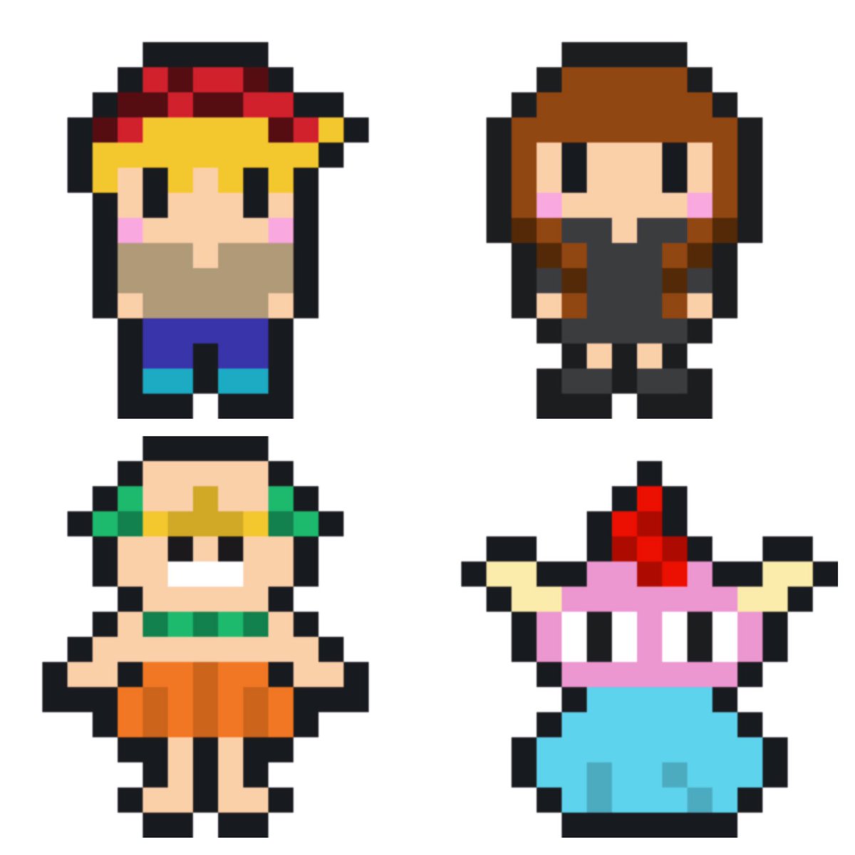 アイロンビーズ ドット絵