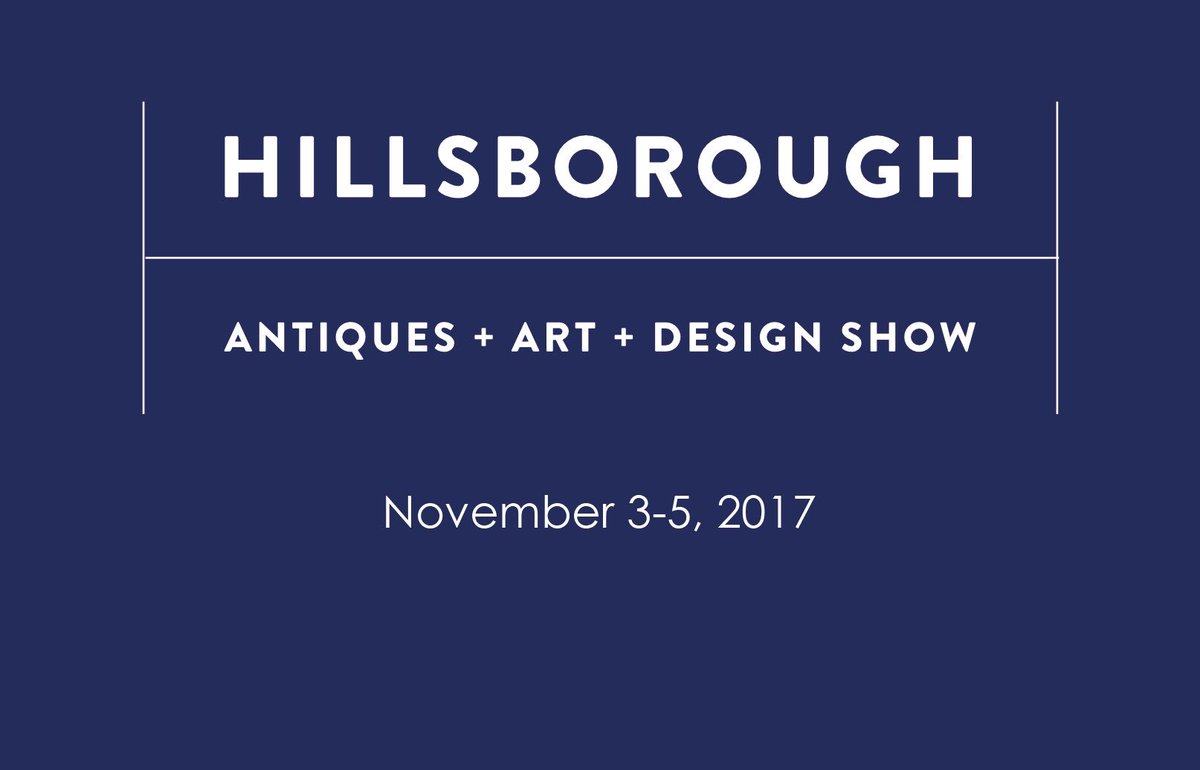 HillsboroughAAD's tweet photo. @HillsboroughAAD returns Nov 3-5, 2017! #HAADS #Antiques https://t.co/hWesYgMcpe