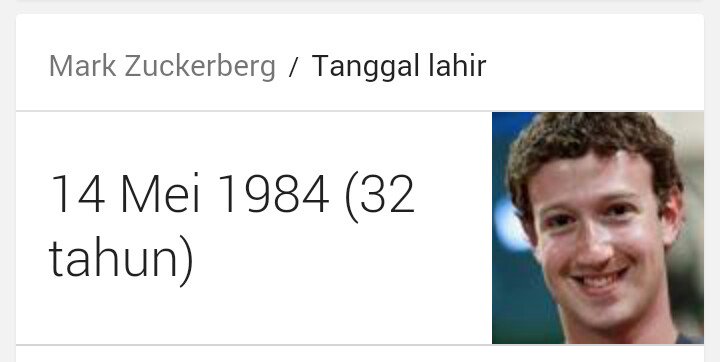 Happy birthday Mark Zuckerberg, happy birthday to me :v
I hope someday I can succeed like him.. 