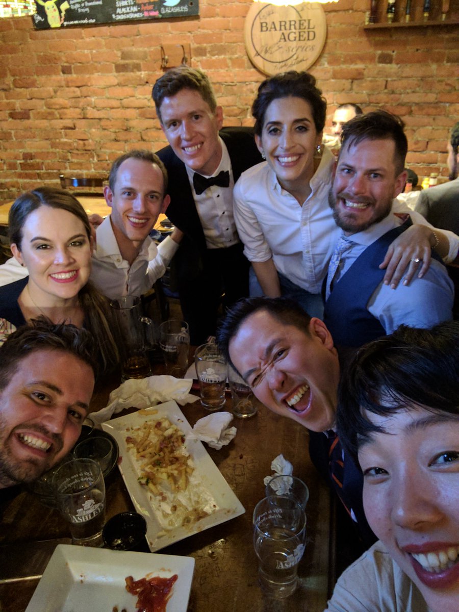 hungnuts's tweet photo. Congratulations Ryan and Felicia! #ashleyspub #upshow https://t.co/zFrNolcKxi
