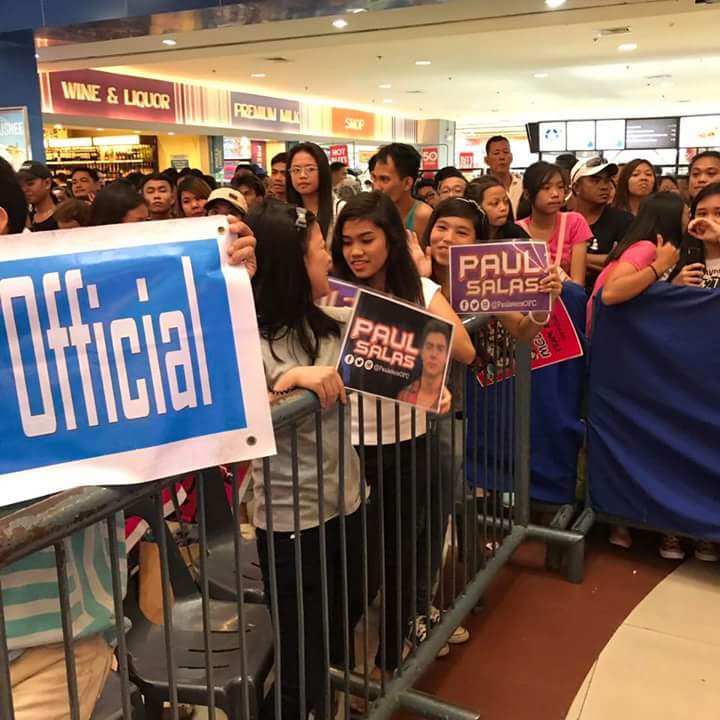 PaulstersOFC's tweet photo. Paulsters with the #SurplusAmbassadors yesterday at the SM City Bacoor Mall Tour. 💪🏻☺💓👑 @PaulAndreSalas @SurplusPH @starmagicphils https://t.co/kz9N6rl5lA