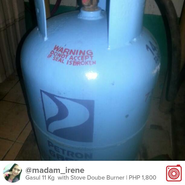 Selling Gasul 11 Kg  with Stove Doube Burner PHP 1,800 carousell.com/p/105488248 #carousell <a href="/thecarousell/">thecarousell</a>