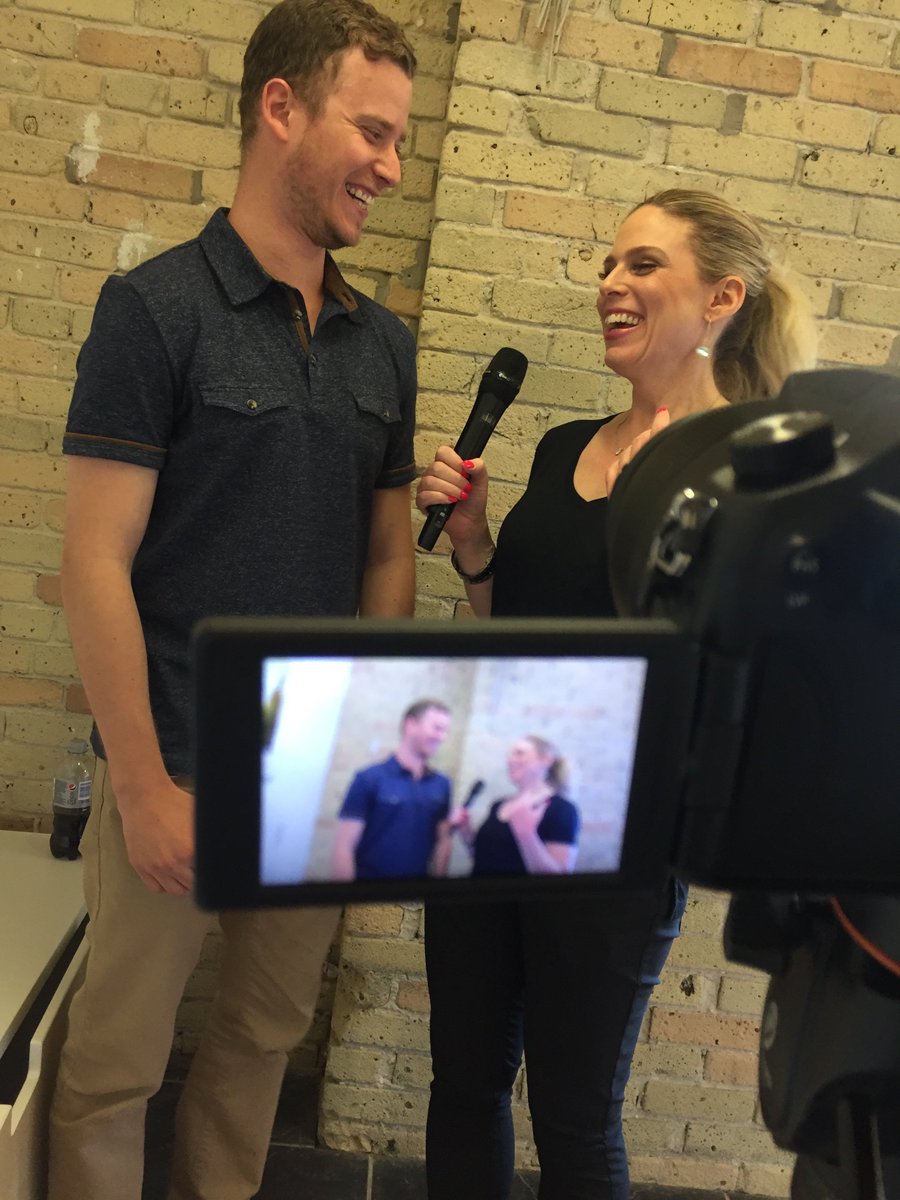 EpicEscapeWpg's tweet photo. What a great day with @SDeVoretz . Stay tuned for the video, but for now, here's a sneak peak of the interview w. EE Staff, Scott Bastone https://t.co/wRvJmZVRfg