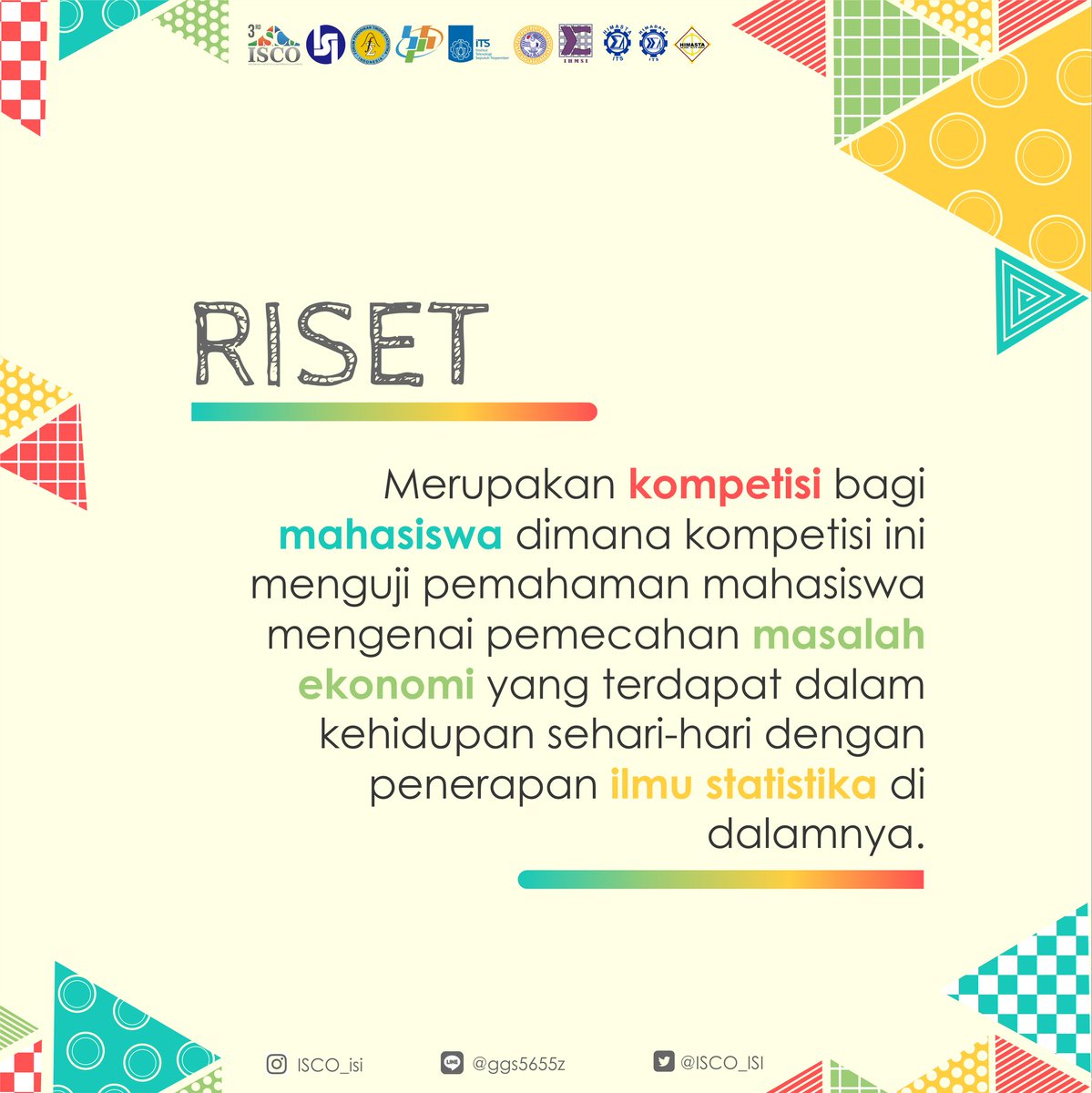 Sub Event yang ada di 3rd ISCO (3) #3rdISCO