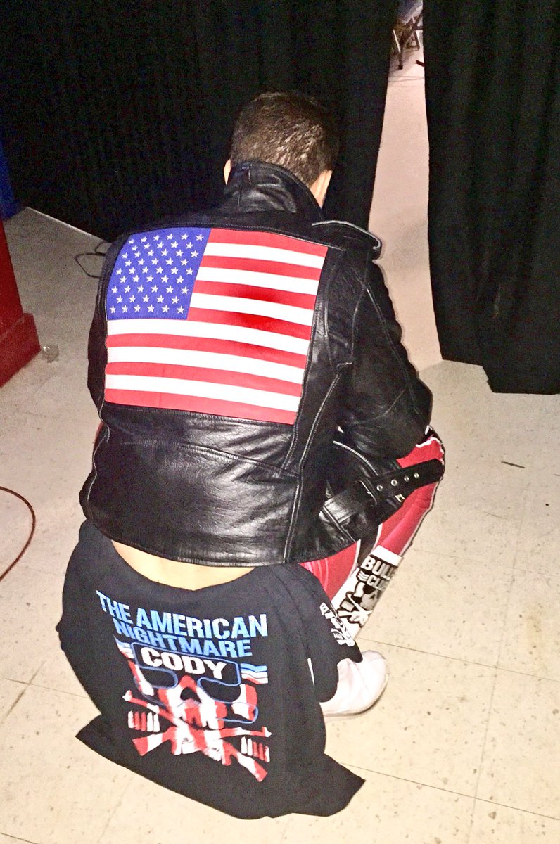 bulletproofdojo's tweet photo. The time... it is near. #BulletProofWrestling Champion @CodyRhodes https://t.co/8UntaCucHD