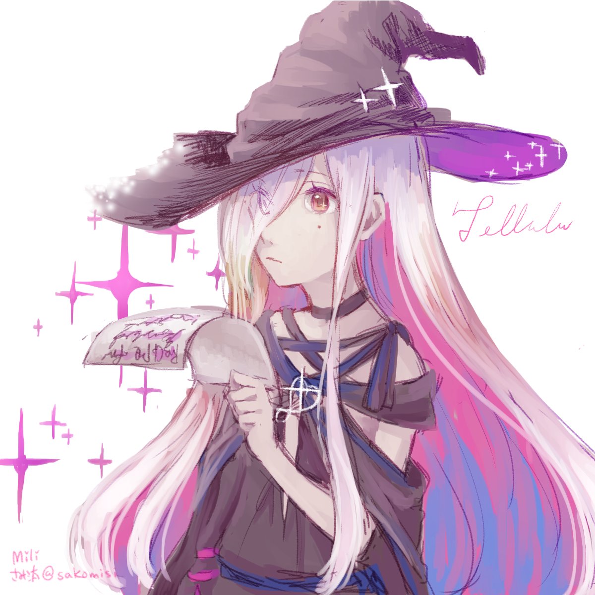 さみ汰 En Twitter Ga1ahad And Scientific Witchery Mili版深夜のお絵描き60分一本勝負 そういえばテルルちゃん初めて描いたわ