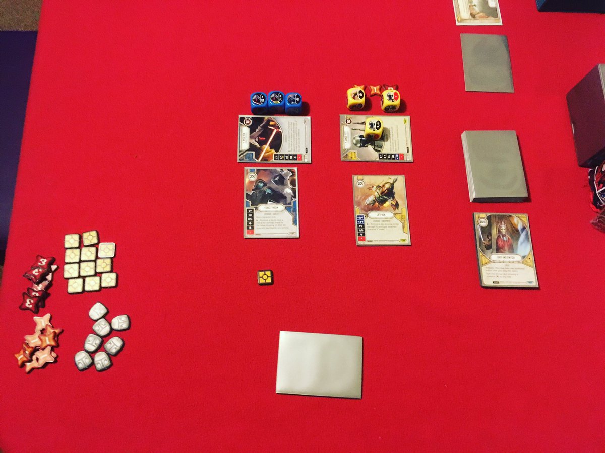 Playing Star Wars Destiny Testing Out My New Deck