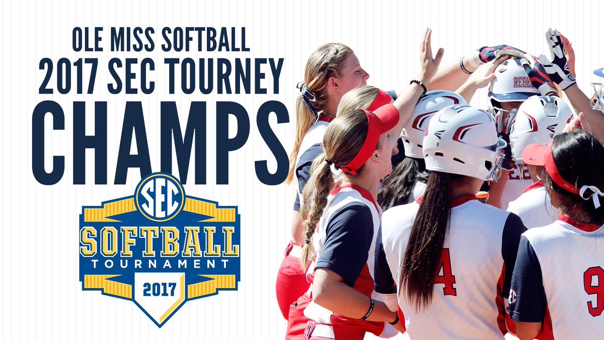 OleMissSoftball's tweet image. YOUR 2017 SEC CHAMPIONS!!!!! 🏆🏆🏆

WE ARE OLE MISS! ⚾️🔴🔵

#HottyToddy #SECSB