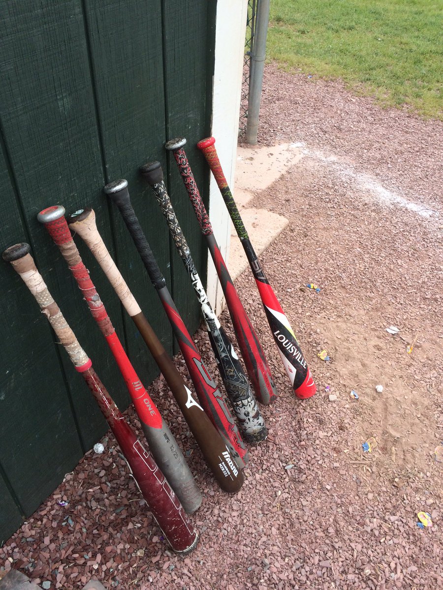 SamFarrow7's tweet image. Bats kinda get used like lives, they get used, strike out, throw, broken, slammed in anger, but every now and then they hit a dinger!