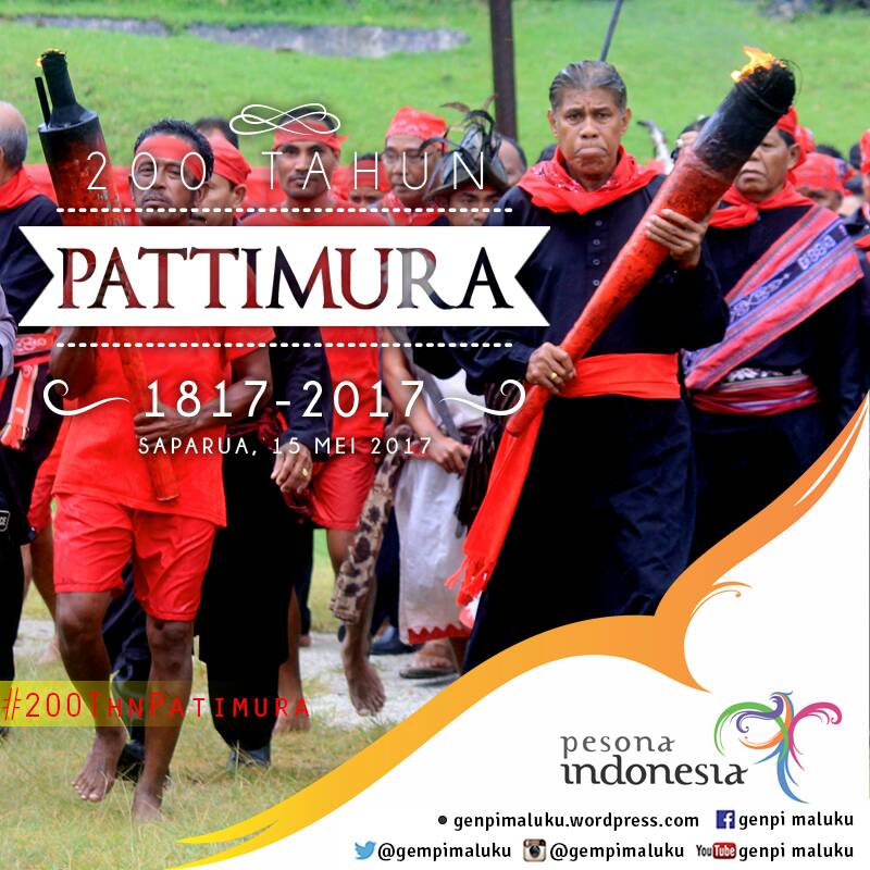 Hari ini sedang berlangsung acara peringatan 200thn Pattimura, di Saparua. #200thnPattimura #GenpiMaluku #PesonaIndonesia