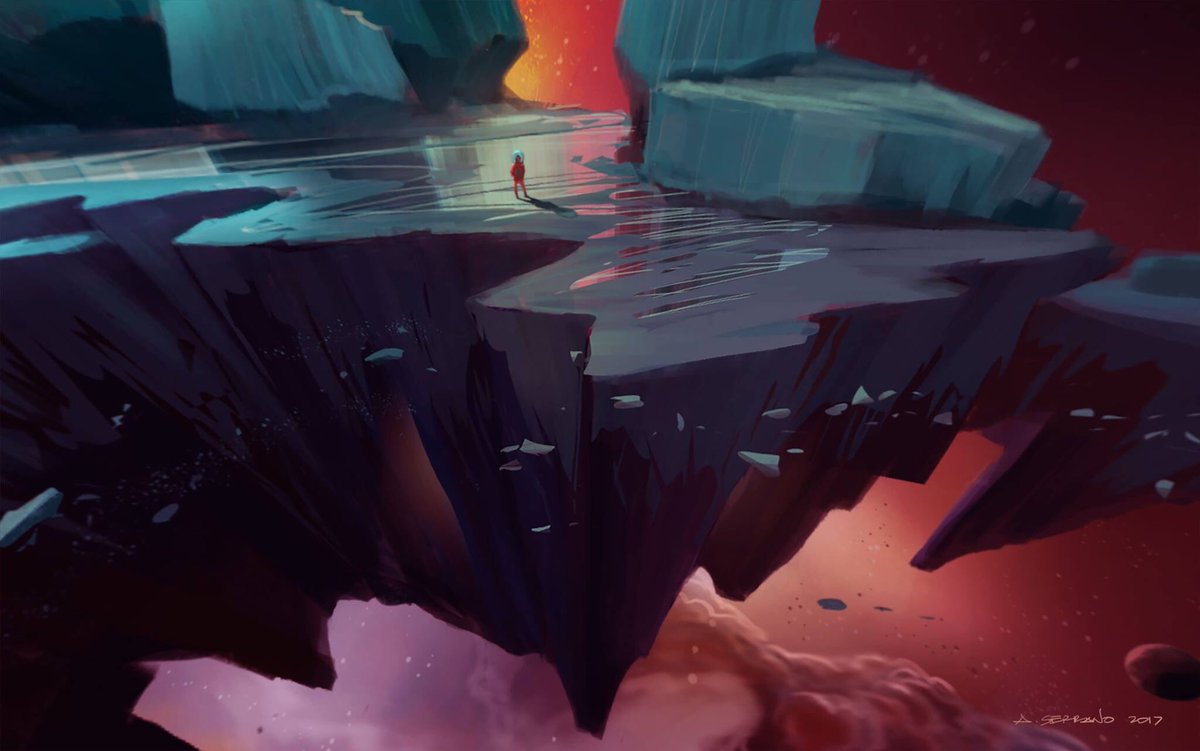 ArmandSerrano's tweet photo. Last batch of layout birthed from previous #panoramic360 painting from previous envious post. #space https://t.co/2FXr61rVLm