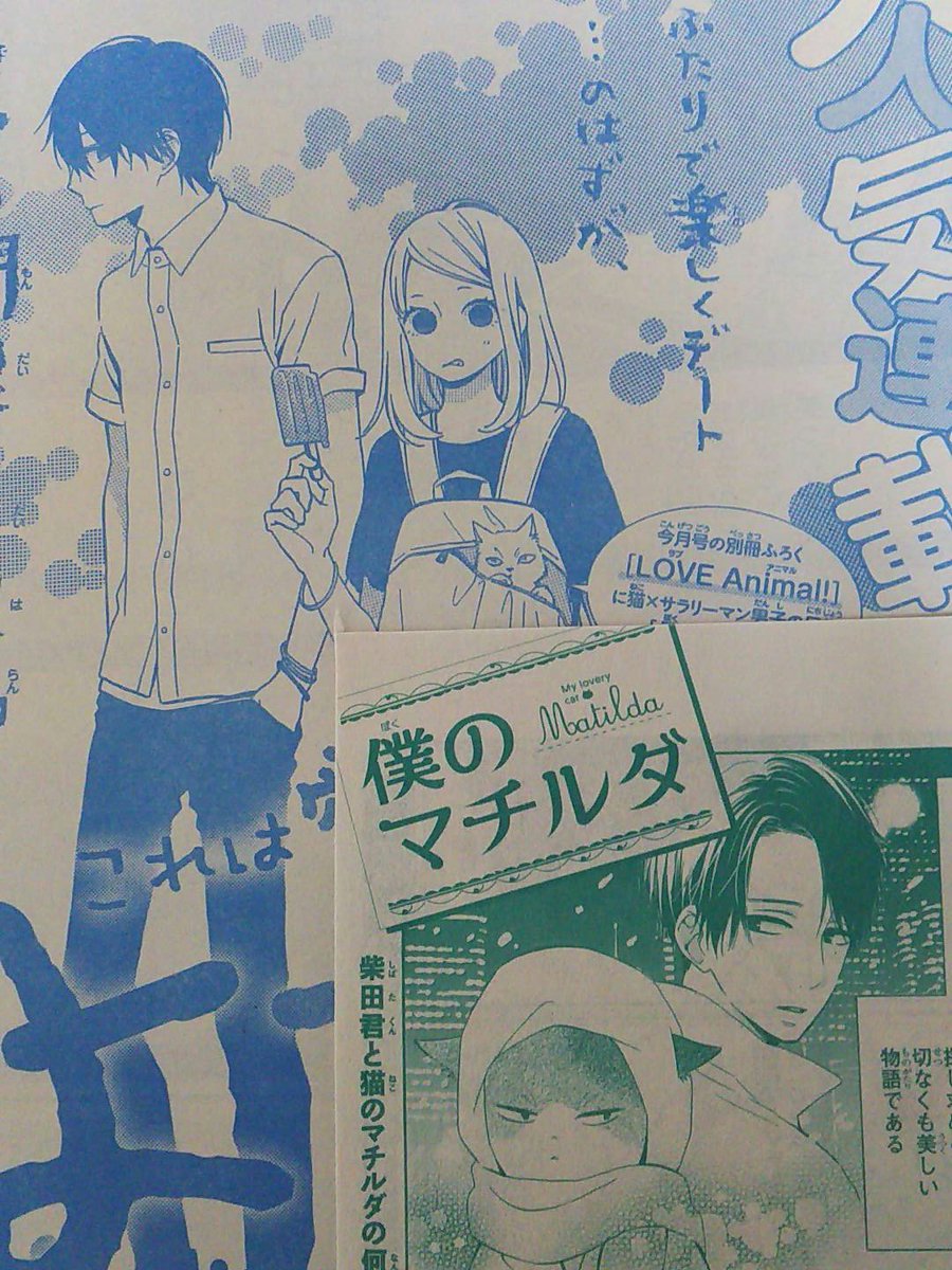 湯木のじん これは愛じゃないので よろしく15話目です ふろくにマチルダものってます 描いてる人の気分が夏だったのか扉絵だけ夏服です 今年の夏はトランスフォーマーを観に行きたいです 2つともよろしくお願いします 湯木のじん これは愛じゃないので よろしく15話目です ふろくにマチルダものってます 描いてる人の気分が夏だったのか扉絵だけ夏服です 今年の夏はトランスフォーマーを観に行きたいです 2つともよろしくお願いします