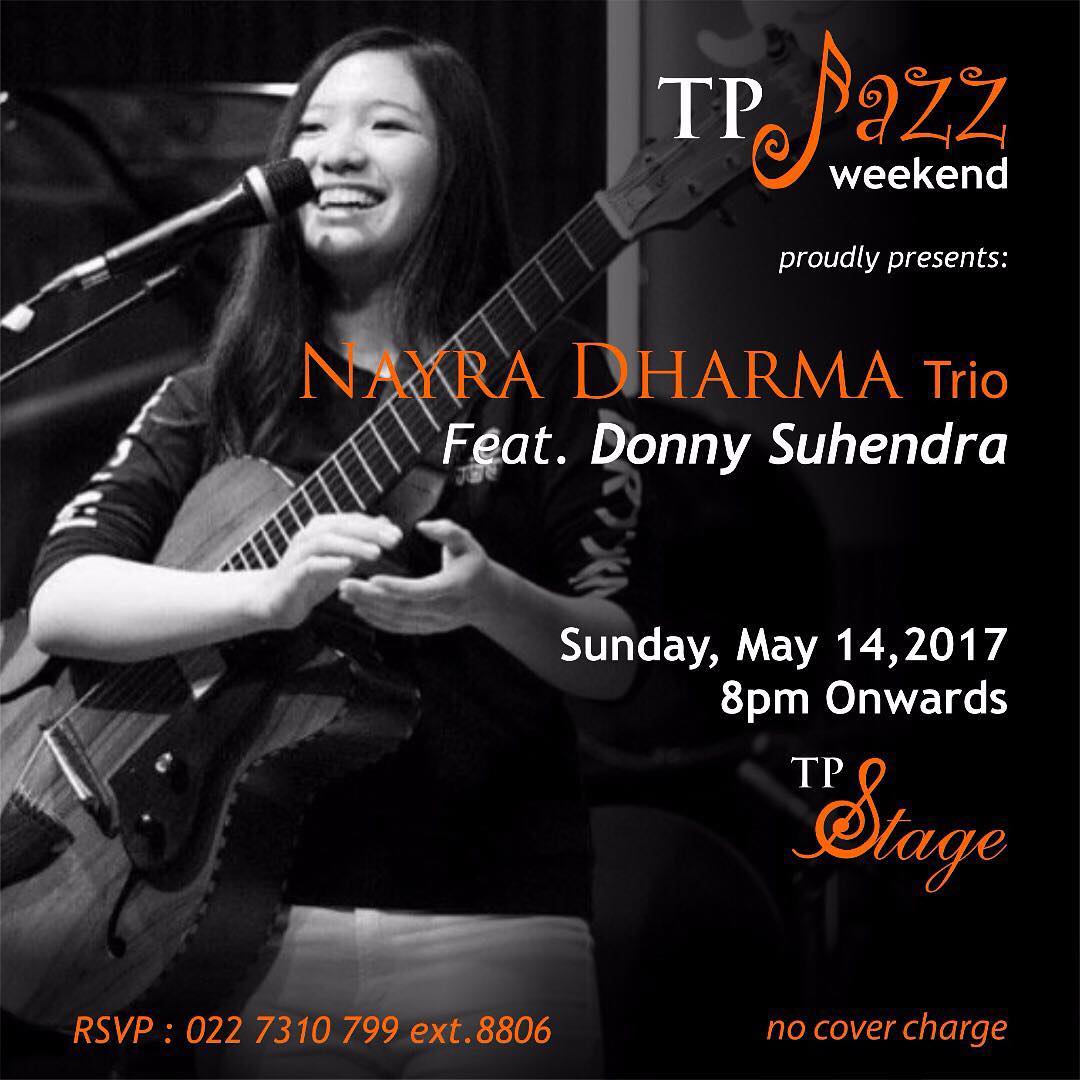 Proudly Presents: Nayra, Jason and Nicholas on stage tonight, featuring Donny Suhendra (Krakatau).
