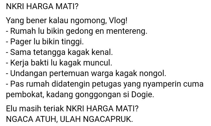 m_iping's tweet photo. Kemungkinan besar ada benarnya. Teriak saat merasa didzalimi, padahal hidupnya selalu mendzalimi. Do'akan saja supaya lekas sembuh. https://t.co/Ld9L6wJbzH