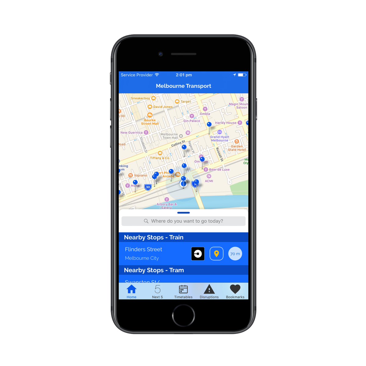 apcrompton's tweet photo. Some new screens from #MelbourneTransport #app 2.0 update for #iOS #Melbourne #iPhone #iPad #UI #UX #design #appdevelopment #PTV https://t.co/x8vjFxTTxi
