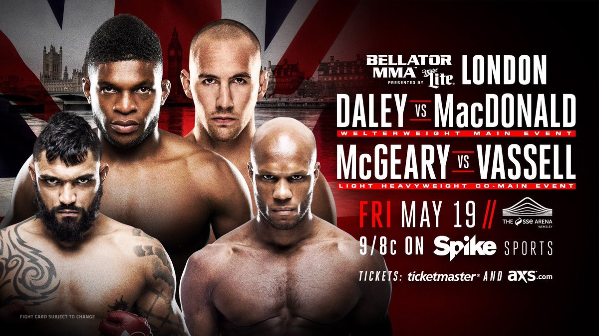 TheMMAUpdateww's tweet photo. Will be tweeting live from Wembley this Friday for #Bellator179 Stay tuned for live results 

 https://t.co/I0mUpfPC4c