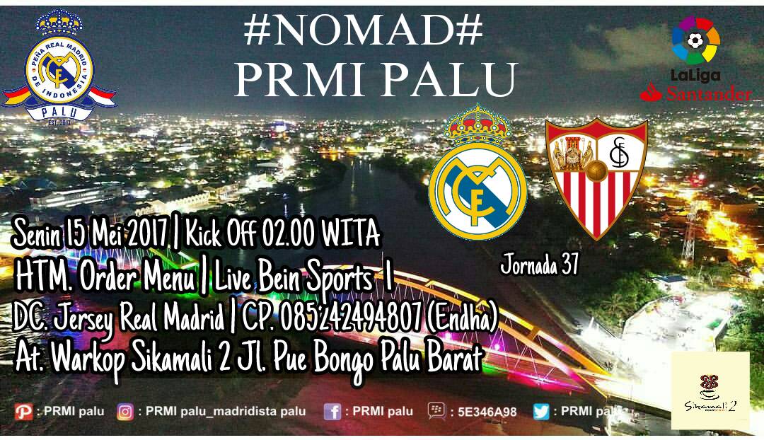 Nomad #LaLiga Jornada ke 37 At. Sikamali2 open gate: 24.00 #HalaMadrid #vamosPRMI