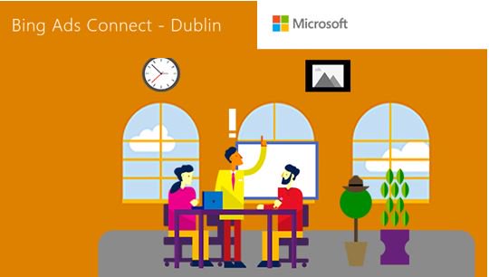 MSFTAdvertising's tweet image. Come to our #BingAds Connect in Dublin Friday 19th of May 2017 1:00 PM - 6:30 PM More info + registration: msft.social/e2LgEq #PPC