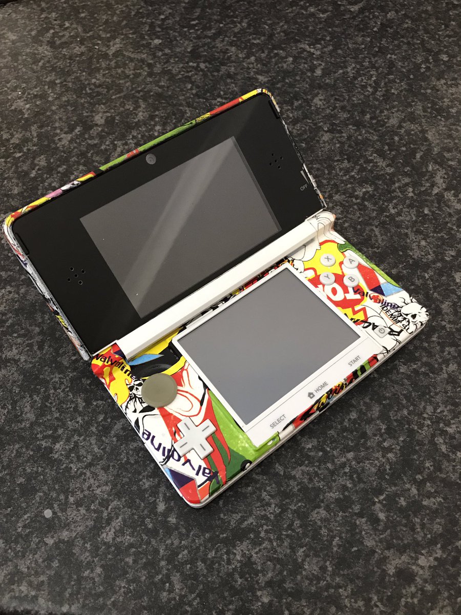 Custom Nintendo 3DS sticker bomb
