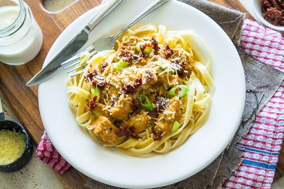 Treat your self with our Cajun Inspired Chicken Alfredo. Add it to next week's delivery. #nomorewhatsfordinner #perth