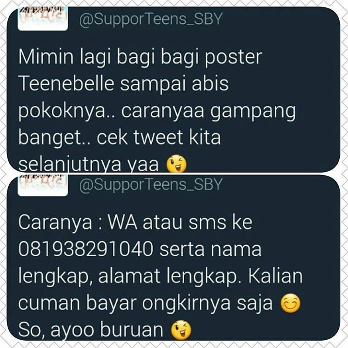 GRATIS 🙌🙌 
siapa mau???