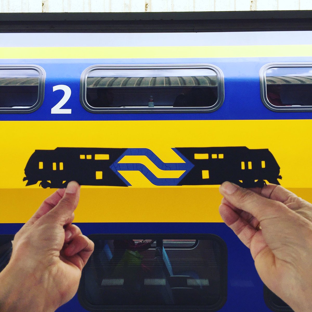 The Right Train Of Thought Can Take You To A Beter Station In Life! 
#ns #trein @NS_Online #papercut