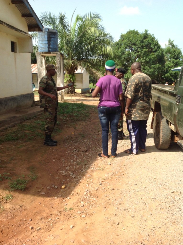 SALWProject's tweet image. ECOWAS-EU SALW project preparing sites for the detonation of UXOs in Kailahun - Kissi Tongi Chiefdom.