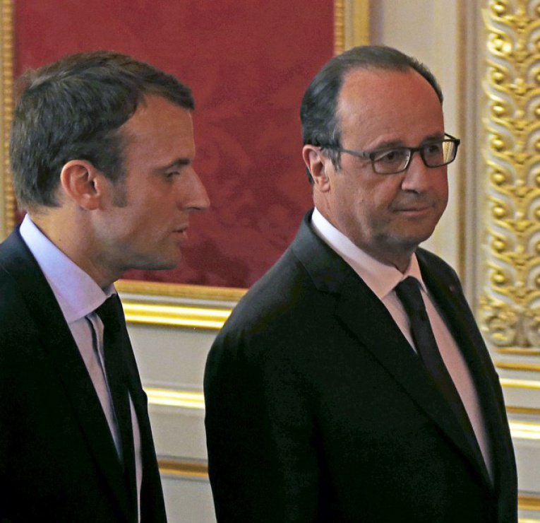 Le_NouvelObs's tweet image. Passation de pouvoirs : ce que Hollande et Macron pourraient se dire tempsreel.nouvelobs.com/presidentielle…
