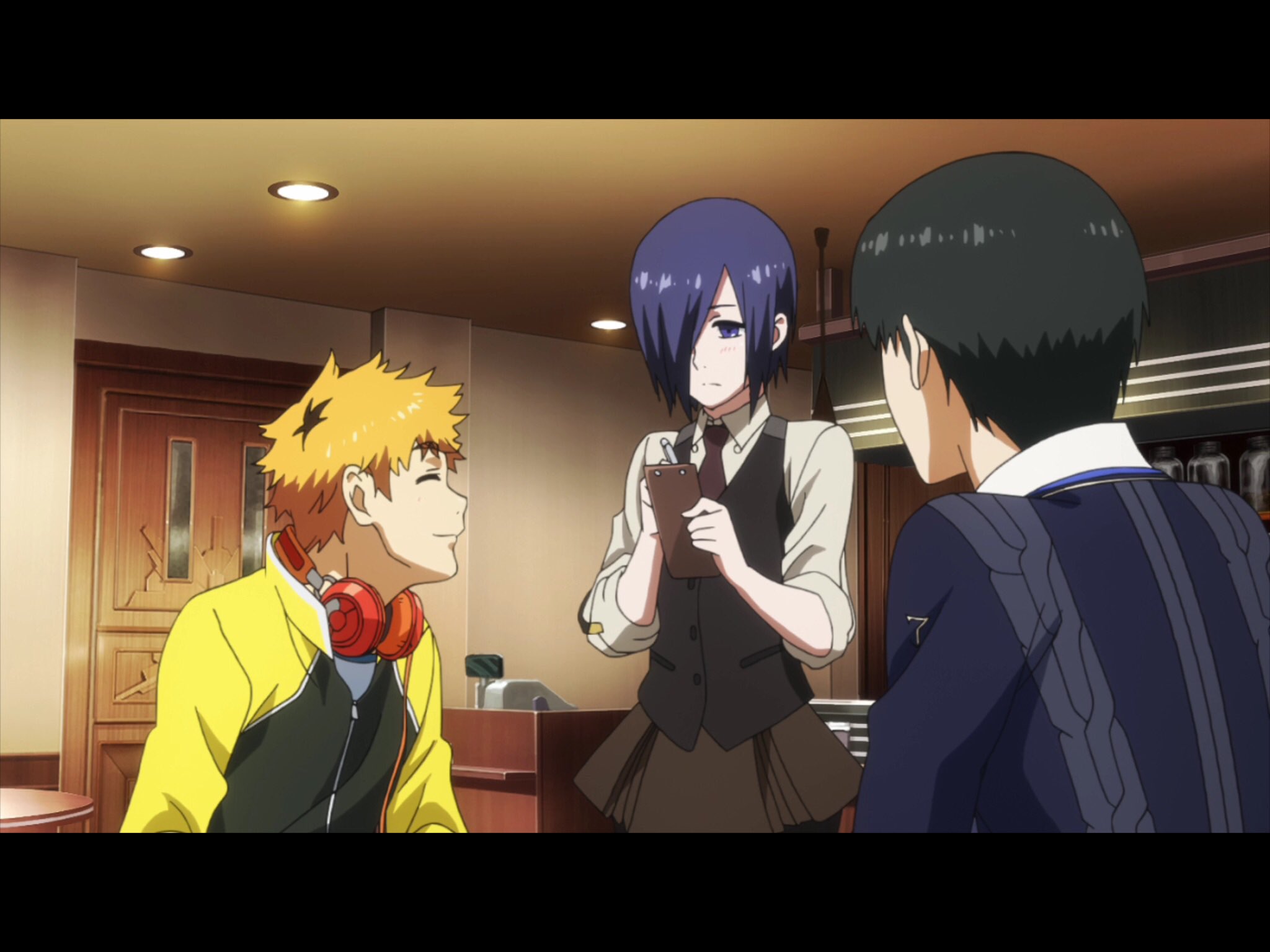 Noire 圧倒的美少女 アニメで英語学習は出来るのかというテーマのもとに東京喰種の視聴開始 とりあえず1シーズン 英語吹き替え 字幕無し で観てみようと思う 吹き替えが結構上手いし ヒデがカリフォルニアのdude感出ててこれはこれで面白い 東京喰種