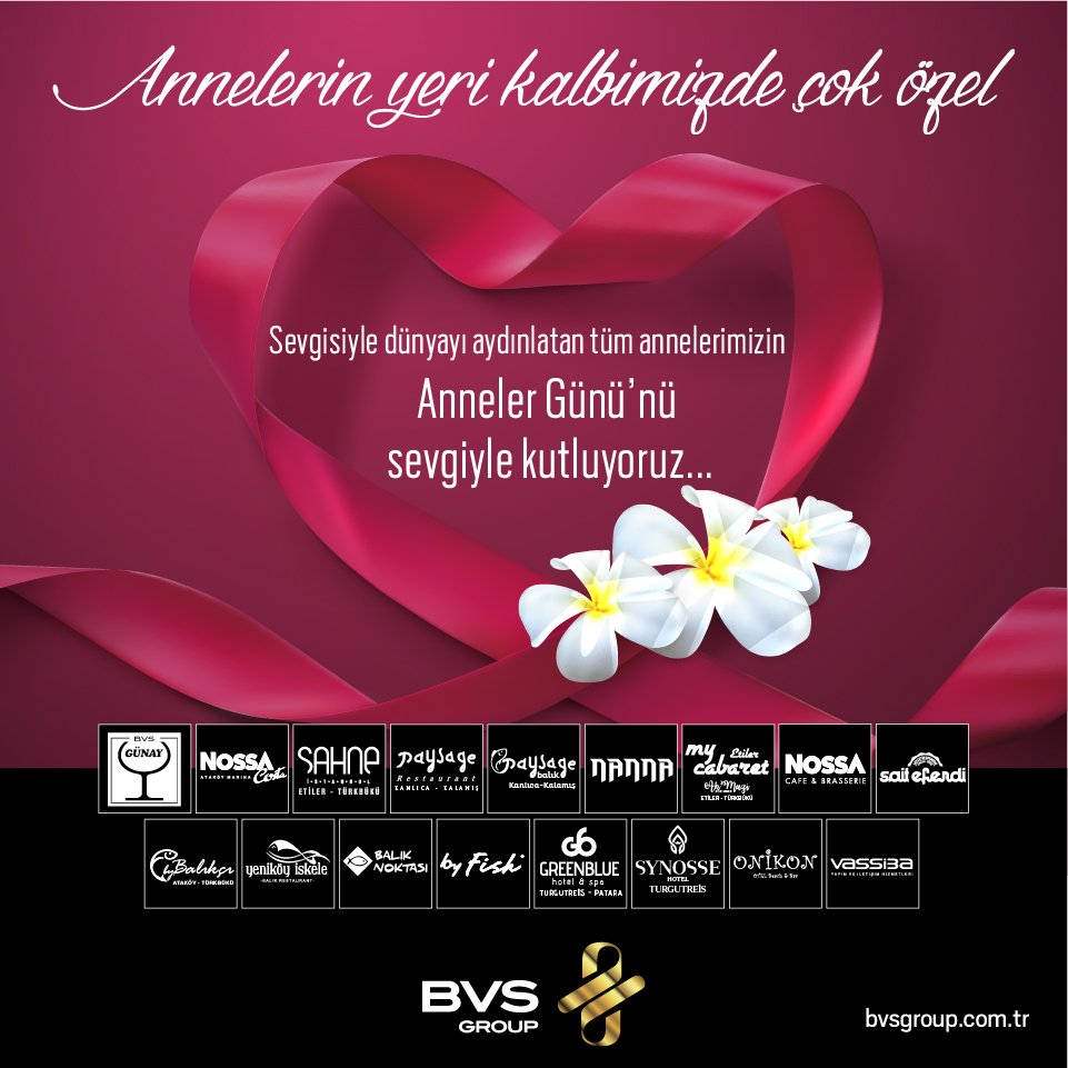 Anneler Gününü Sevgiyle Kutluyoruz.
  #annlergünü #BvsGroup #kanlıcapaysagerestaurant #motherdays