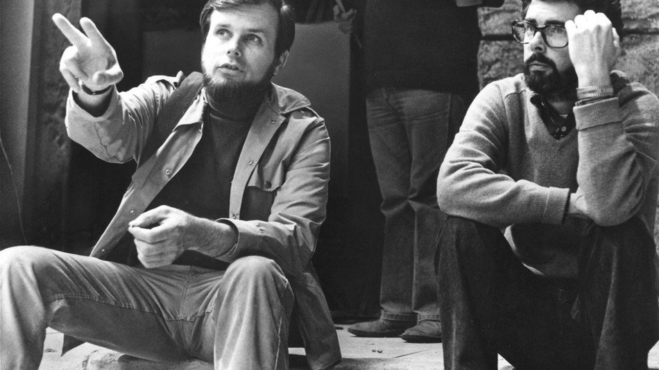 Happy Birthday to George Lucas! Here with June 7th guest Gary Kurtz on the set of STAR WARS.  