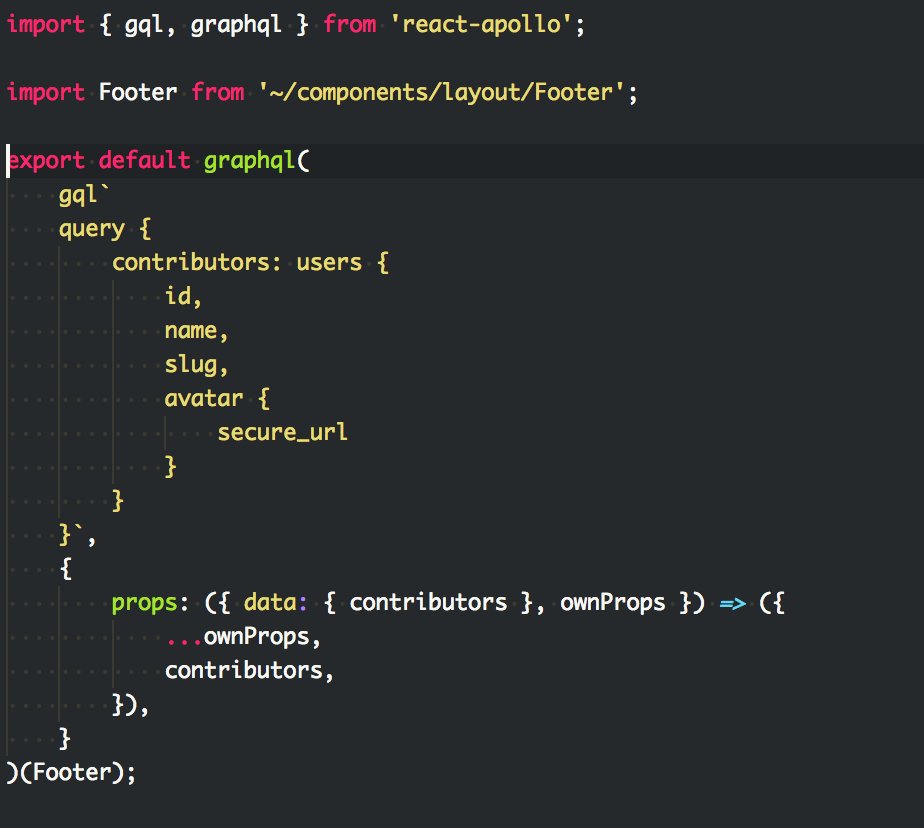 windkomo's tweet image. @langpavel Thanks ! I found out #apollographql #GraphQL had a props option func so I just used that to map my props 😃