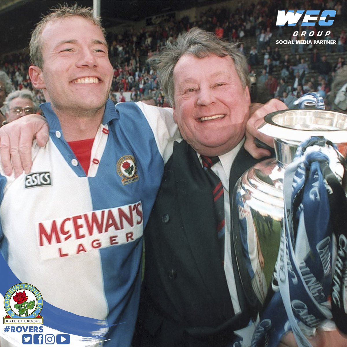 Rovers's tweet image. On This Day: The greatest of days for #Rovers 🏆🔵⚪️