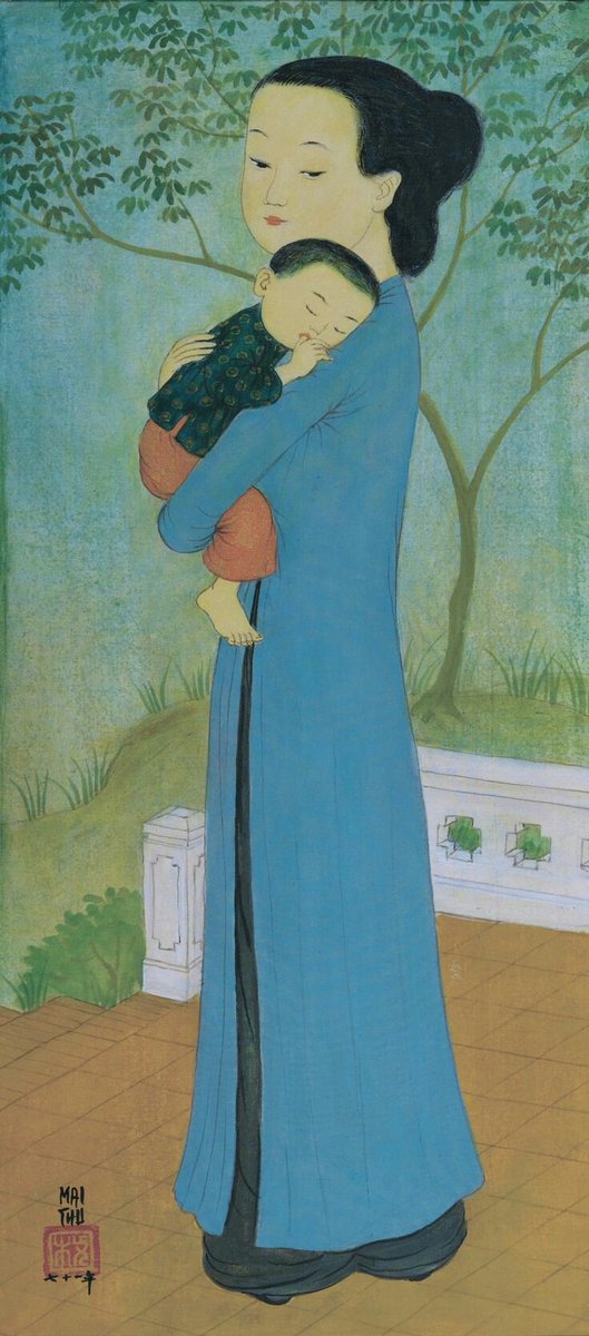 AlessandraCicc6's tweet photo. #DonneInArte #DonneMadri @alecoscino
Mai Trung Thứ
(Vietnam, 1906-1980)
Mother and child, 1971
@albertopetro2 @GaiaGaudenzi @FedericaAnto2 https://t.co/Us3TboAaH0