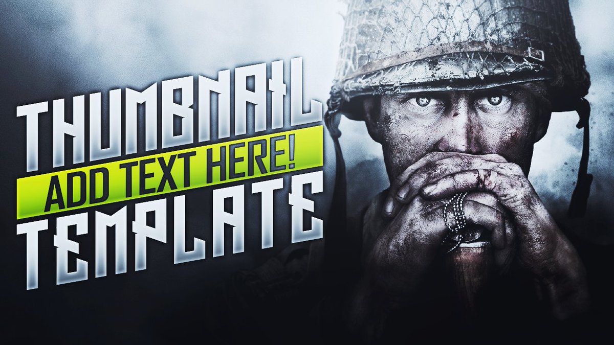 AcezPromotions's tweet photo. Free CoD WWII Thumbnnail Template: https://t.co/k7tntcBoFQ

@HyperRTs
@NightRTs
@Relay_RTs
@DNR_CREW
@GridcoreRTs https://t.co/XHHLCjboON