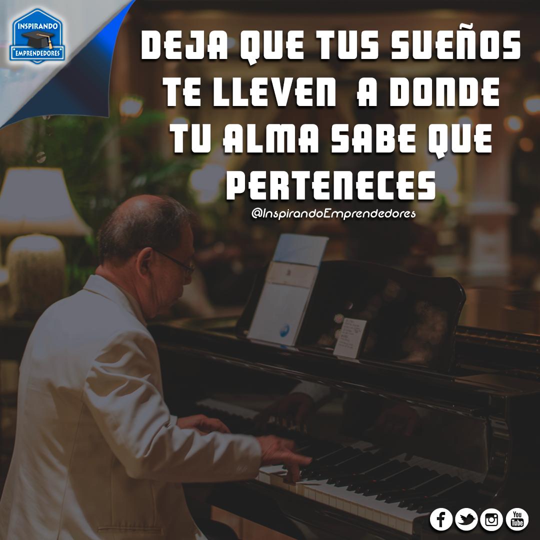 Inspirando_emp's tweet photo. Deja que tus sueños te lleven a donde tu alma sabe que perteneces 😁 #InspirandoEmprendedores https://t.co/CF09jHHjOs