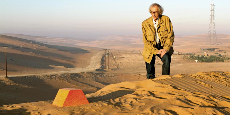 Artist Christo Javacheff talks about his Mastaba masterpiece in UAE that's been 40 years in the making: bit.ly/2re3Ash <a href="/xtojc_tweet/">Christo and Jeanne-Claude</a>