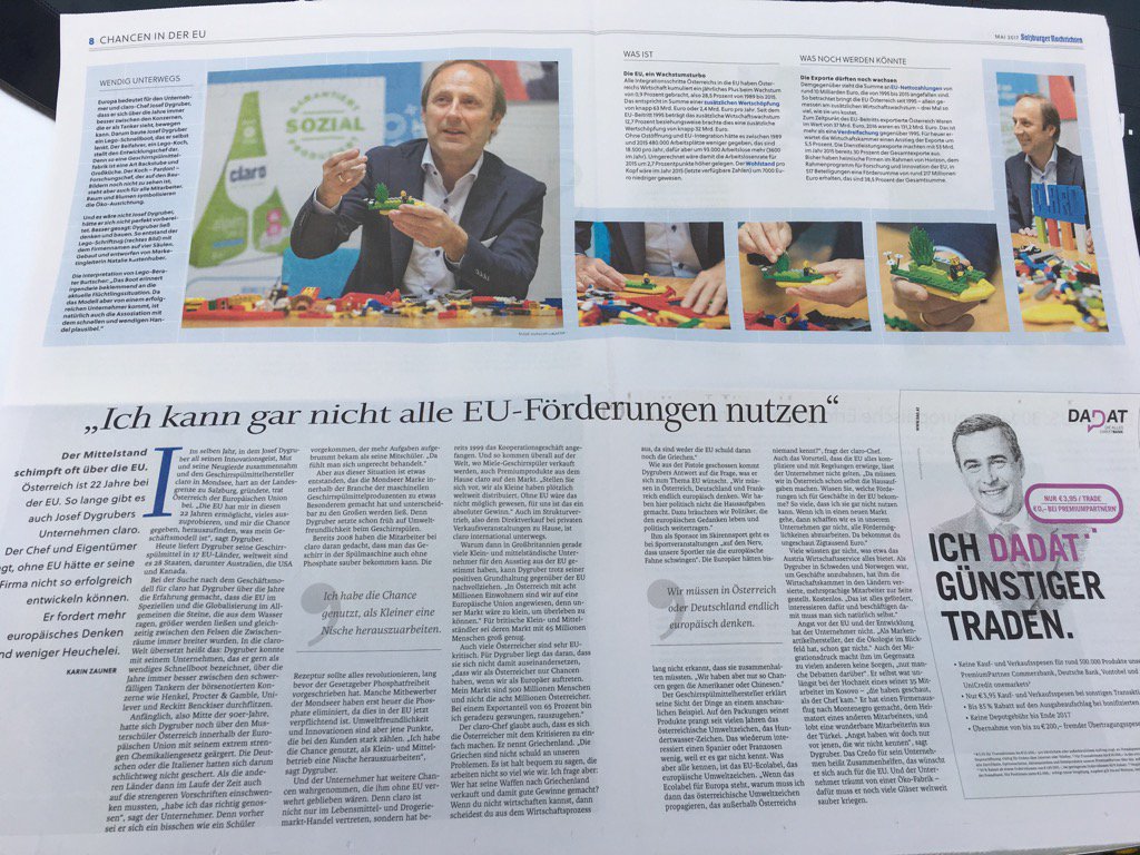 Klappern gehört zum Handwerk!