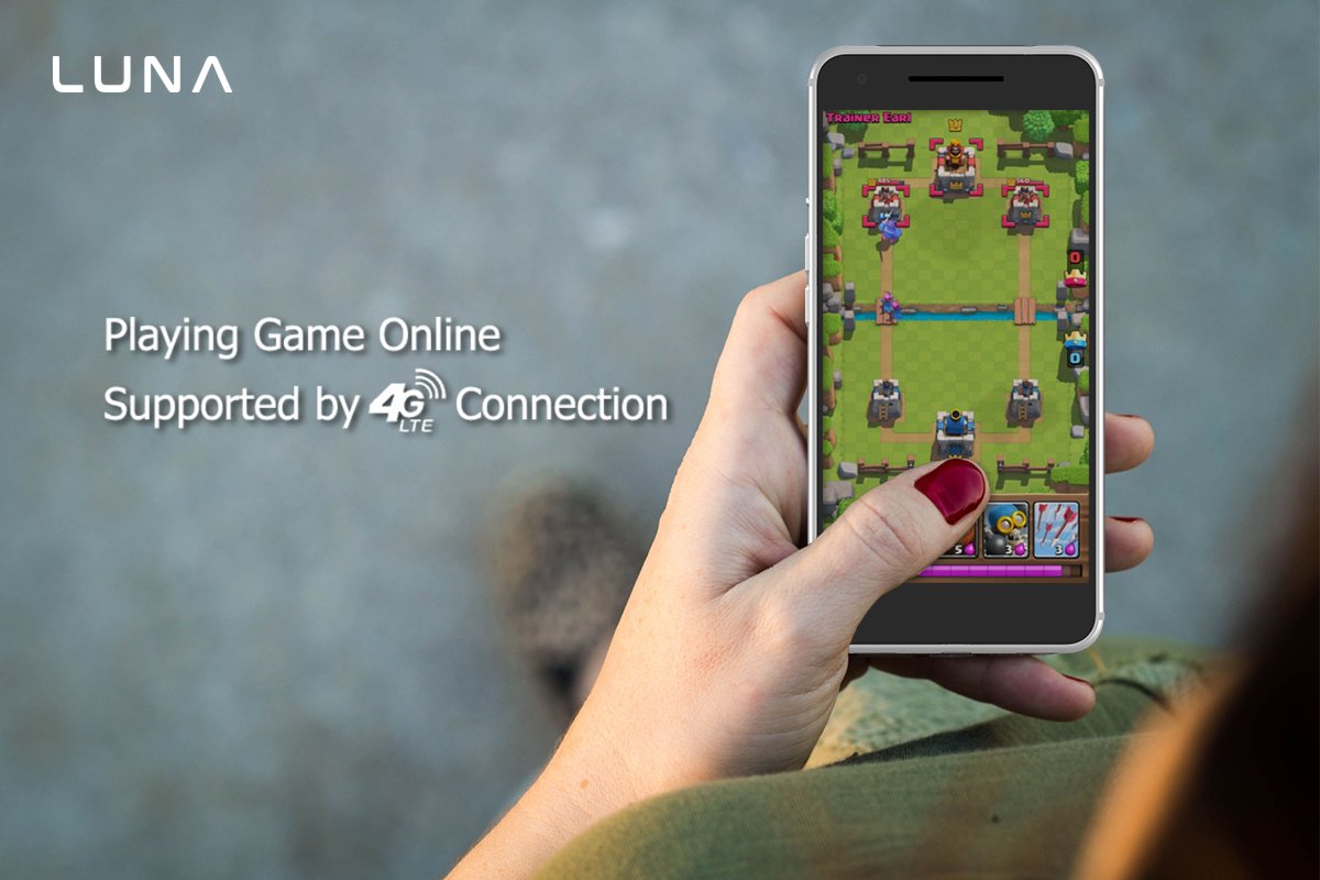 LunaSmartphone's tweet photo. Rasakan serunya bermain game online dengan jaringan 4G LTE #SmartphoneLUNA tanpa takut lelet. https://t.co/7i2UM9LbzC
