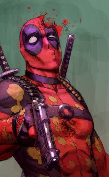 NotDeadDeadpool's tweet image. Flipped account "Because my writer can't be fucked to make a new one"
New to character, not to RP "Blah blah, who gives a shit?"