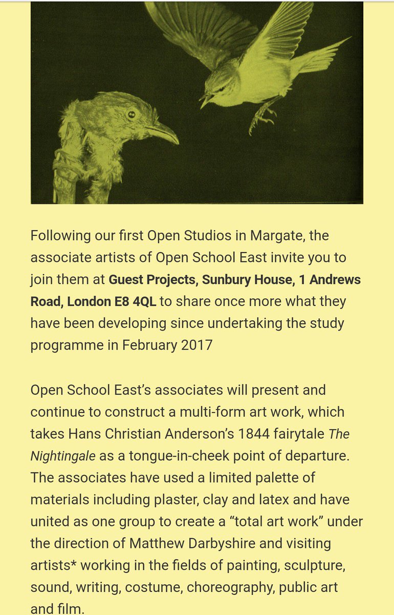 OpenSchoolEast's tweet image. It's our last few hours at @Guest_Projects. If you have been in already - Thank You! If you're on your way - See you soon! #OSE #OSEevents